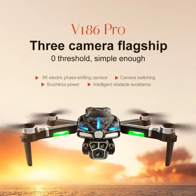 Drone Camera Professional - جديد V186 Pro الطائرة بدون طيار
