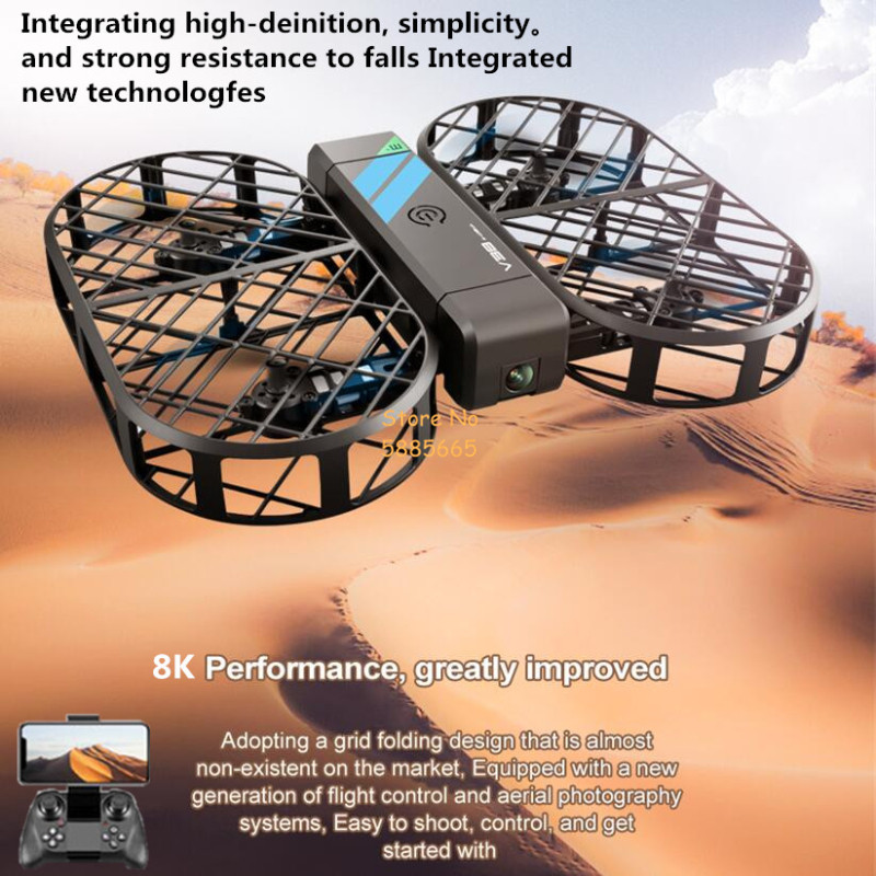Drone Camera 4K - كاميرا 8K عالية الدقة 360 °