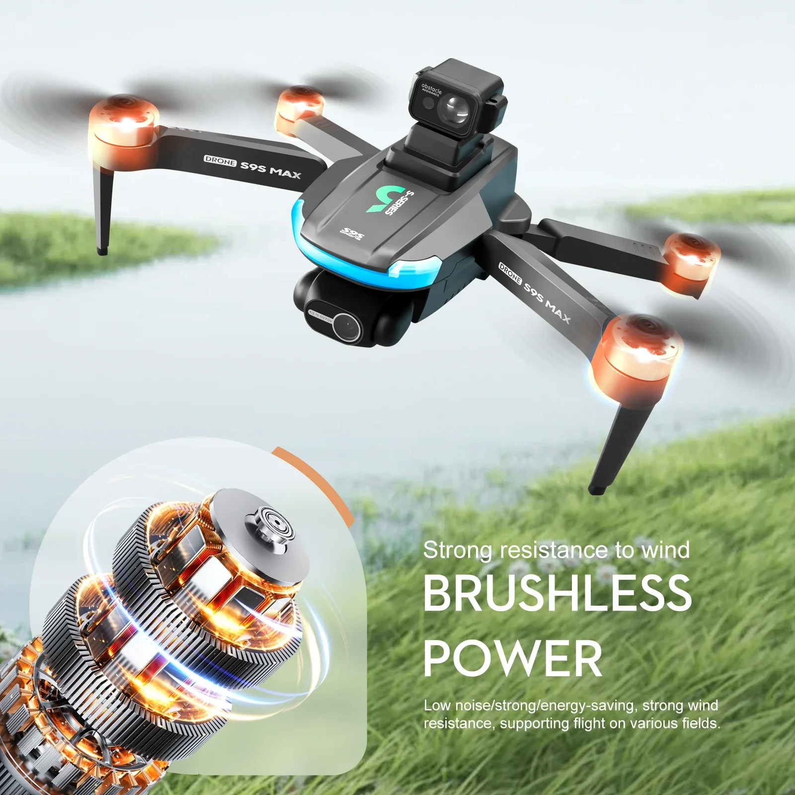 جديد S9S ماكس طائرة صغيرة بدون - مراجعة Drone Camera 4K وسعره
