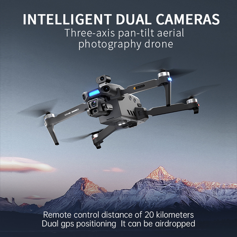 طائرة بدون طيار جديدة لعام 202 - مراجعة Drone Camera 4K وسعره