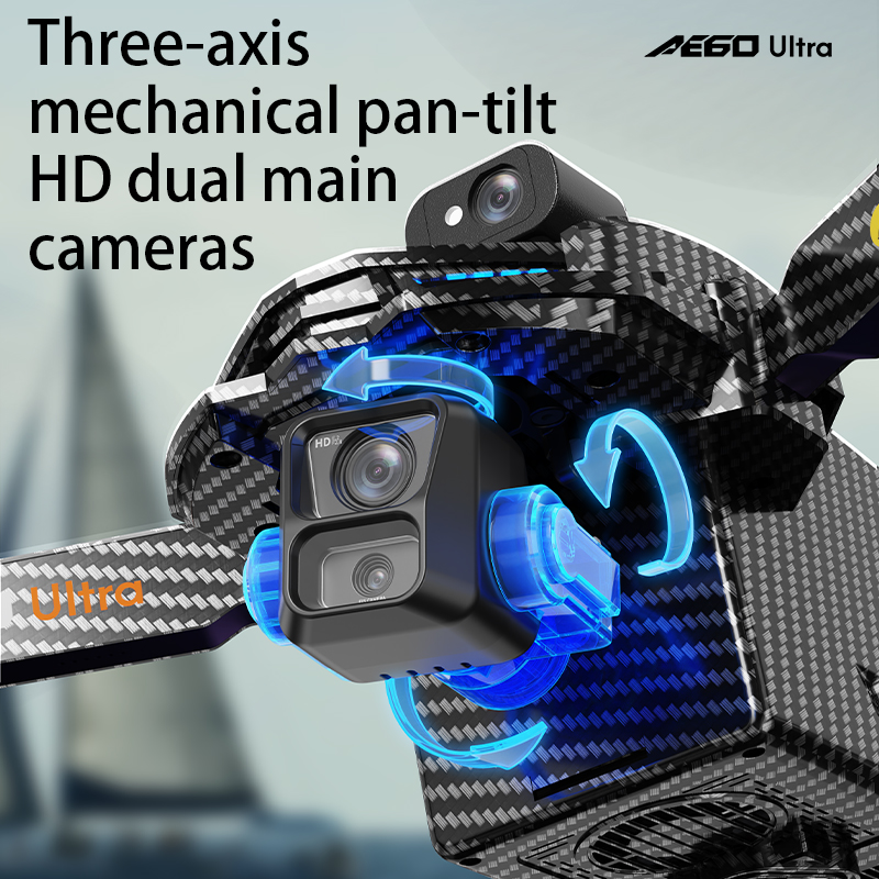 AE60 نظام تحديد المواقع بدون ط - مراجعة Drone Camera 4K وسعره
