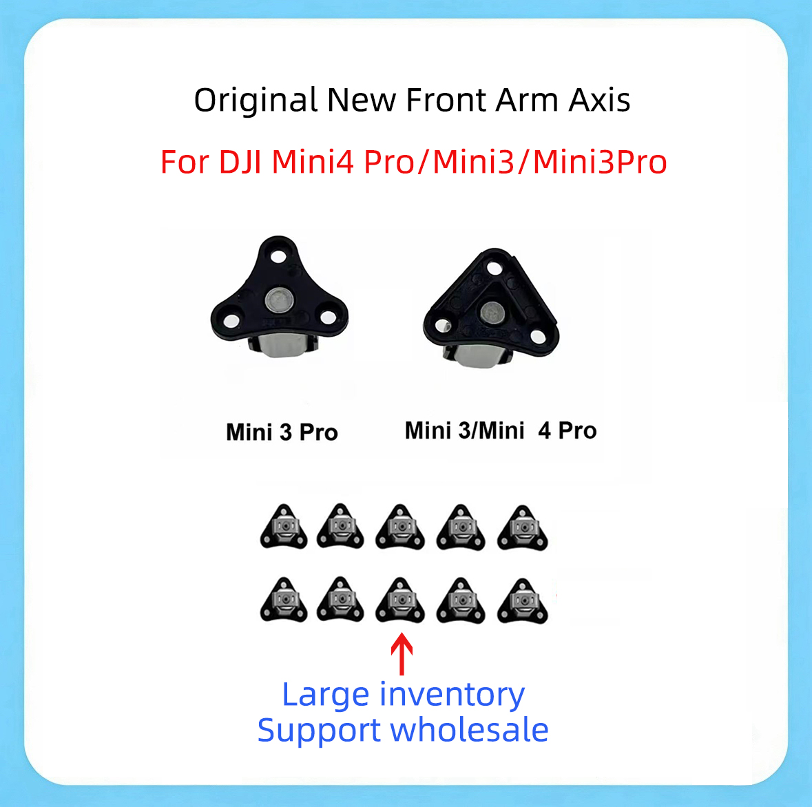 محور أمامي أصلي جديد لطائرة DJ - مراجعة Dji Drone Mini 4 Pro وسعره