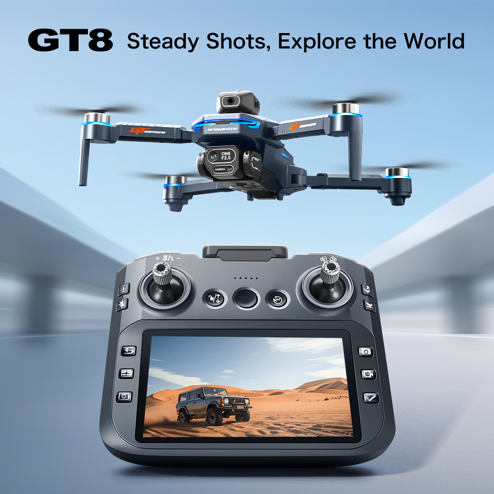 طائرة بدون طيار GT8 لتجنب العو - مراجعة Drone Camera Mount وسعره