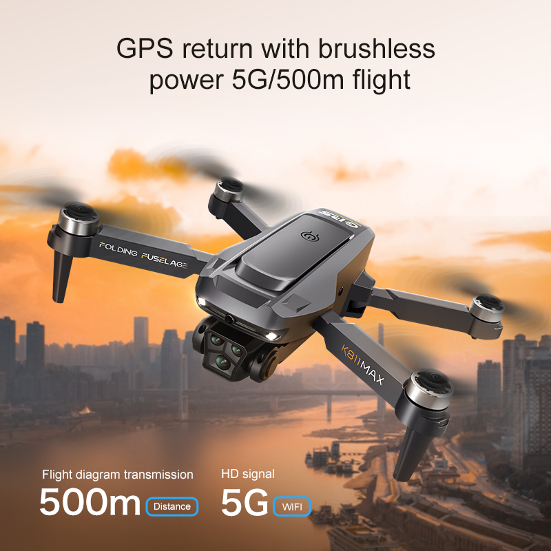 طائرة بدون طيار K811MAX Quadco - مراجعة Drone Camera 4K وسعره